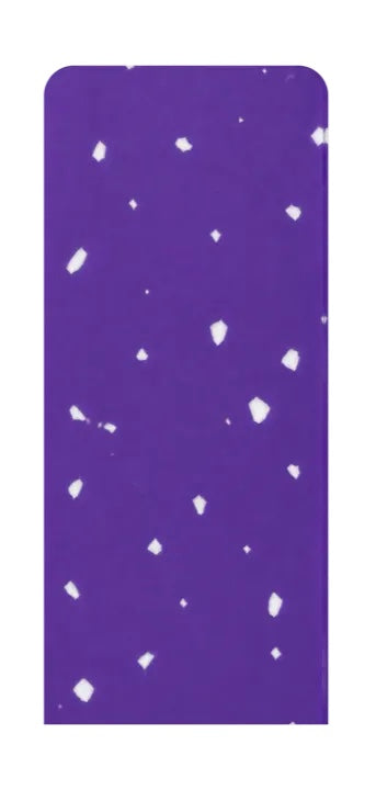 Placa com 85% roxo e 15% branco