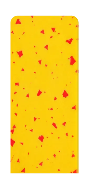 Placa Rewave com 70% amarelo e 30% vermelho