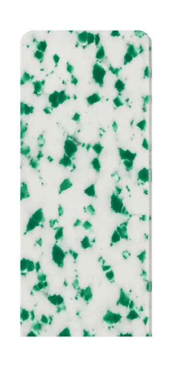 Placa com 60% branco e 40% verde