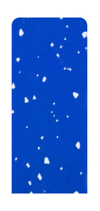 Placa com 85% azul e 15% branco